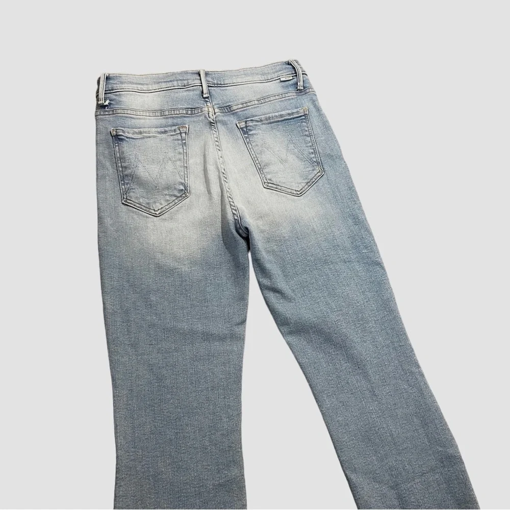 Mother The Insider Crop Step Fray Denim Size 32 Cotton Blend NWOT_9